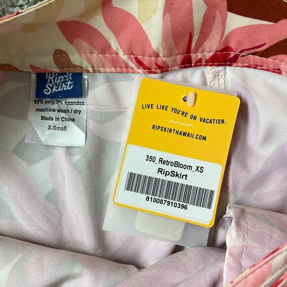 Bundle of 3 RipSkirt Hawaii Wrap Skirt Length 3 Resortwear Travel Womens XS - Picture 8 of 11